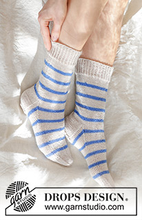 Free patterns - Women's Socks & Slippers / DROPS 247-13