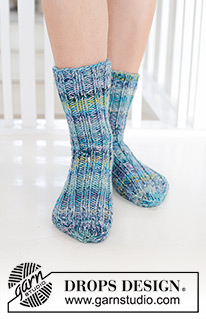 Free patterns - Socks / DROPS 247-14