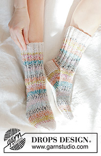 Free patterns - Women's Socks & Slippers / DROPS 247-15