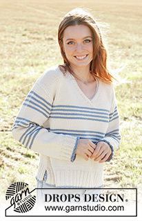 Free patterns - Striped Jumpers / DROPS 250-11