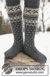 Free patterns - Nordic Socks / DROPS 27-2