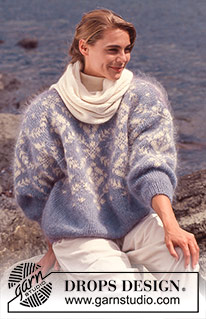 Free patterns - Warm & Fuzzy Throwback Patterns / DROPS 27-7