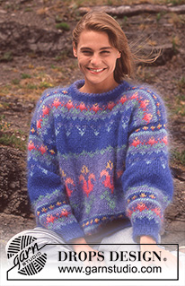 Free patterns - Warm & Fuzzy Throwback Patterns / DROPS 27-8