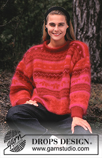 Free patterns - Warm & Fuzzy Throwback Patterns / DROPS 28-17