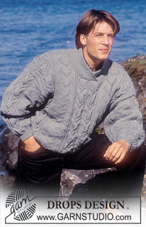Free patterns - Męskie swetry przez głowę / DROPS 28-22