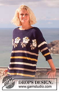 Free patterns - Striped Jumpers / DROPS 34-1