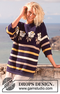Free patterns - Striped Jumpers / DROPS 34-1