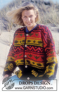 Free patterns - Damskie rozpinane swetry / DROPS 36-20