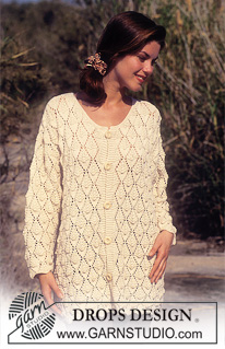 Free patterns - Damskie długie rozpinane swetry / DROPS 38-1