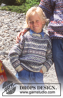 Free patterns - Dziecięce norweskie rozpinane swetry / DROPS 39-15