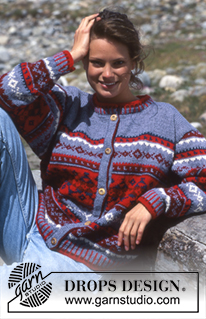 Free patterns - Norweskie rozpinane swetry / DROPS 39-28