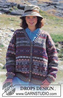 Free patterns - Norweskie rozpinane swetry / DROPS 40-10