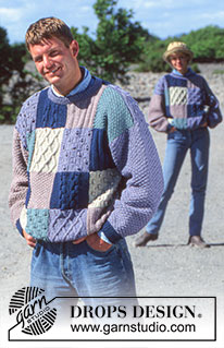 Free patterns - Męskie swetry przez głowę / DROPS 40-7