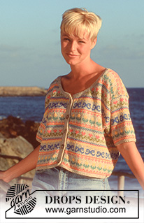 Free patterns - Open Front Tops / DROPS 41-12