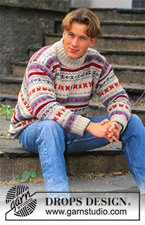 Free patterns - Men's Jumpers / DROPS 43-13