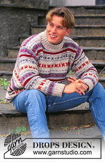 Free patterns - Men's Jumpers / DROPS 43-13