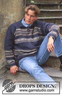Free patterns - Men's Jumpers / DROPS 43-3
