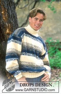 Free patterns - Men's Basic Jumpers / DROPS 44-10