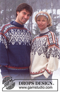 Free patterns - Damskie norweskie swetry / DROPS 47-1