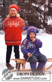 Free patterns - Norweskie dziecięce swetry przez głowę / DROPS 47-2