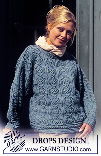 DROPS 49-19 - DROPS Sweater in Alaska with texture