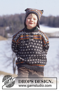 Free patterns - Norweskie dziecięce swetry przez głowę / DROPS 52-3