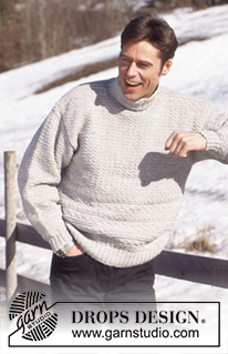 DROPS 52-5 - DROPS Sweater for men in Karisma Superwash