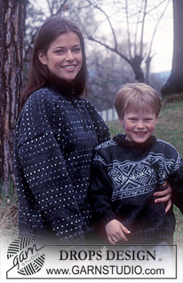 Free patterns - Norweskie dziecięce swetry przez głowę / DROPS 59-10