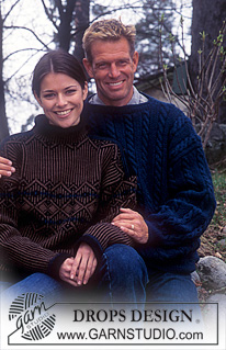 Free patterns - Męskie swetry przez głowę / DROPS 59-20