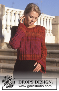 Free patterns - Swetry przez głowę w paski / DROPS 60-2