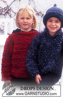 Free patterns - Dziecięce swetry przez głowę / DROPS 63-21
