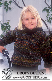 Free patterns - Dziecięce swetry przez głowę / DROPS 63-23