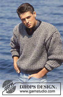 Free patterns - Men's Jumpers / DROPS 7-3
