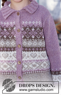 Free patterns - Dziecięce norweskie rozpinane swetry / DROPS 70-6