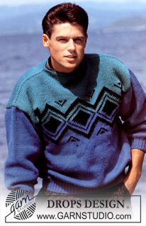 Free patterns - Men's Jumpers / DROPS 8-8