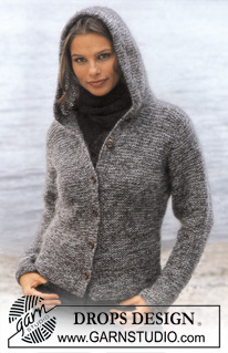 Free patterns - Proste rozpinane swetry / DROPS 80-18