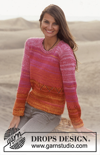 Free patterns - Striped Jumpers / DROPS 95-2