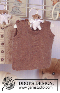 Free patterns - Baby Vests & Tops / DROPS Baby 11-24
