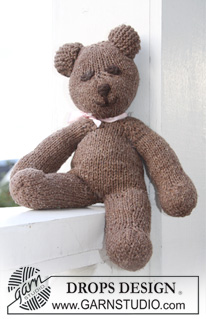 Mister Bean / DROPS Baby 11-28 - Teddy knitted in “Alpaca”. 