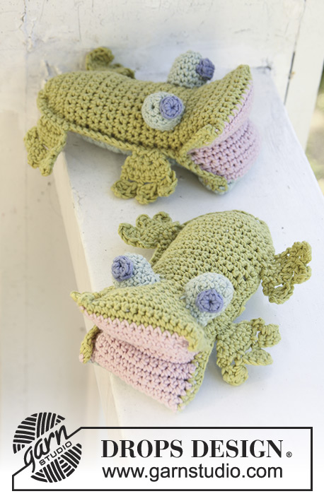 Hoppy the Frog / DROPS Baby 13-25 - DROPS crochet Frog