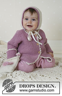 Free patterns - Baby Bonnets / DROPS Baby 13-6