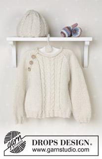 Free patterns - Baby Jumpers / DROPS Baby 13-7