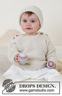 Free patterns - Baby Jumpers / DROPS Baby 14-13