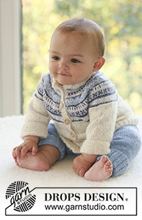 Free patterns - Baby Scandinavische Vesten / DROPS Baby 16-10