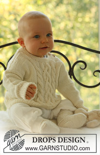 Free patterns - Aran Knitting / DROPS Baby 16-20
