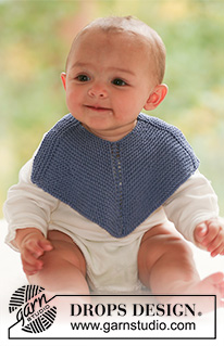 Free patterns - Baby Bibs & Scarves / DROPS Baby 17-25