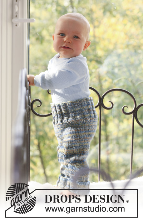 Fun with Pants / DROPS Baby 18-19 - Knitted pants for baby and children in 2 threads DROPS Fabel