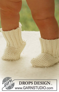 Free patterns - Baby Socks & Booties / DROPS Baby 18-28