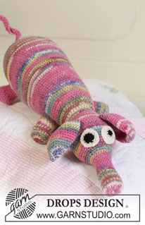 Flurb / DROPS Baby 19-35 - Crochet plushie in DROPS Fabel