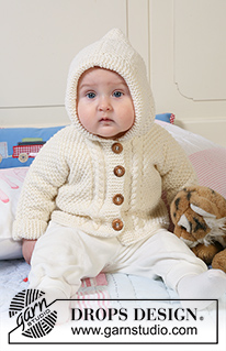 Free patterns - Baby Cardigans / DROPS Baby 19-5